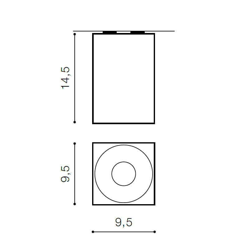 Накладной светильник Azzardo Hugo AZ0828