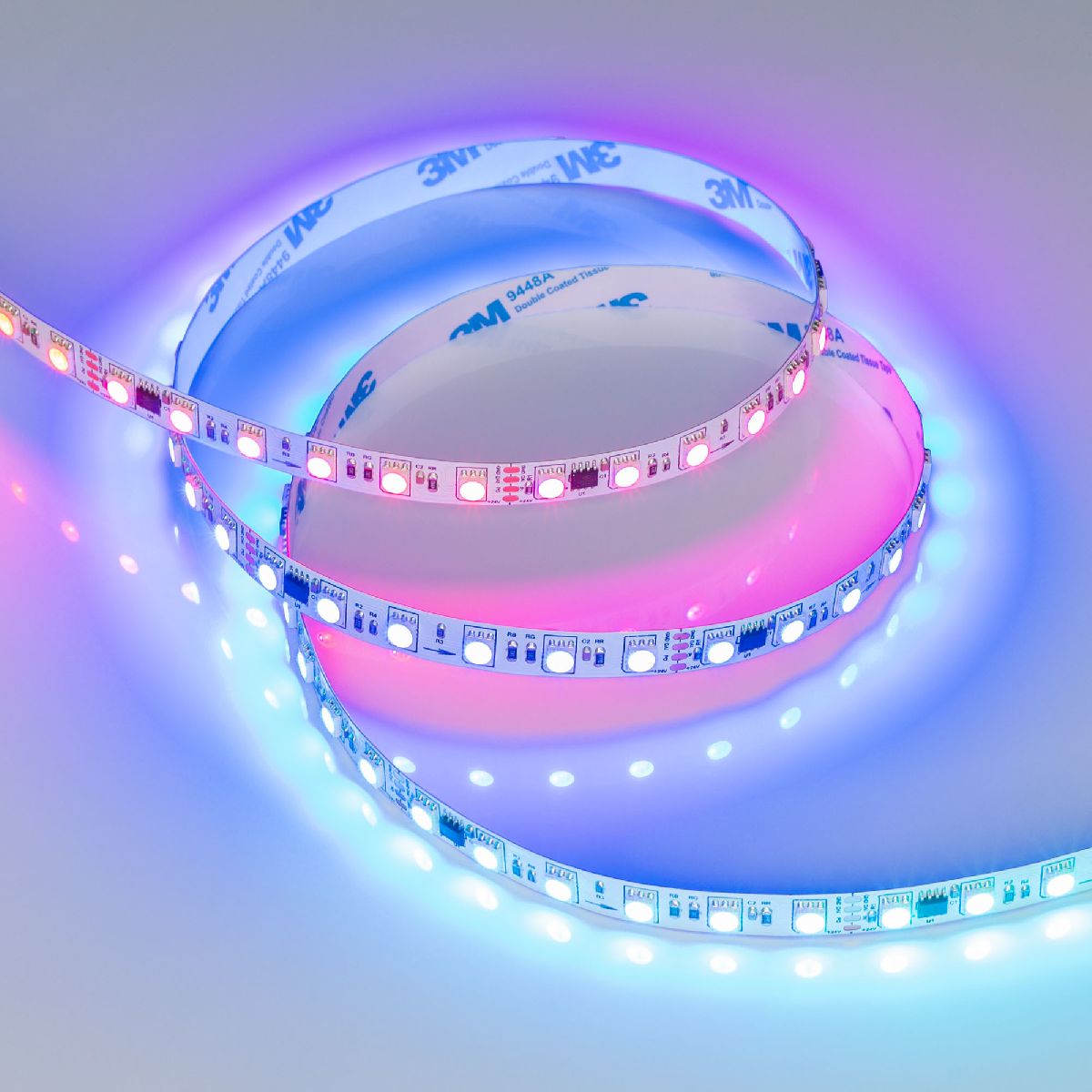 Светодиодная лента Arlight DMX-B72-10mm 24V RGB-PX6 (16 W/m, IP20, 5060, 5m) 037869