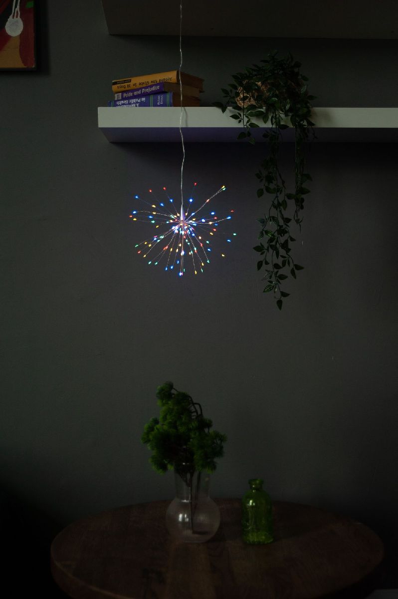 Фигура фейерверк Uniel ULD-H3030-150/DTA/3AA/RC MULTI IP20 FIREWORKS UL-00009941