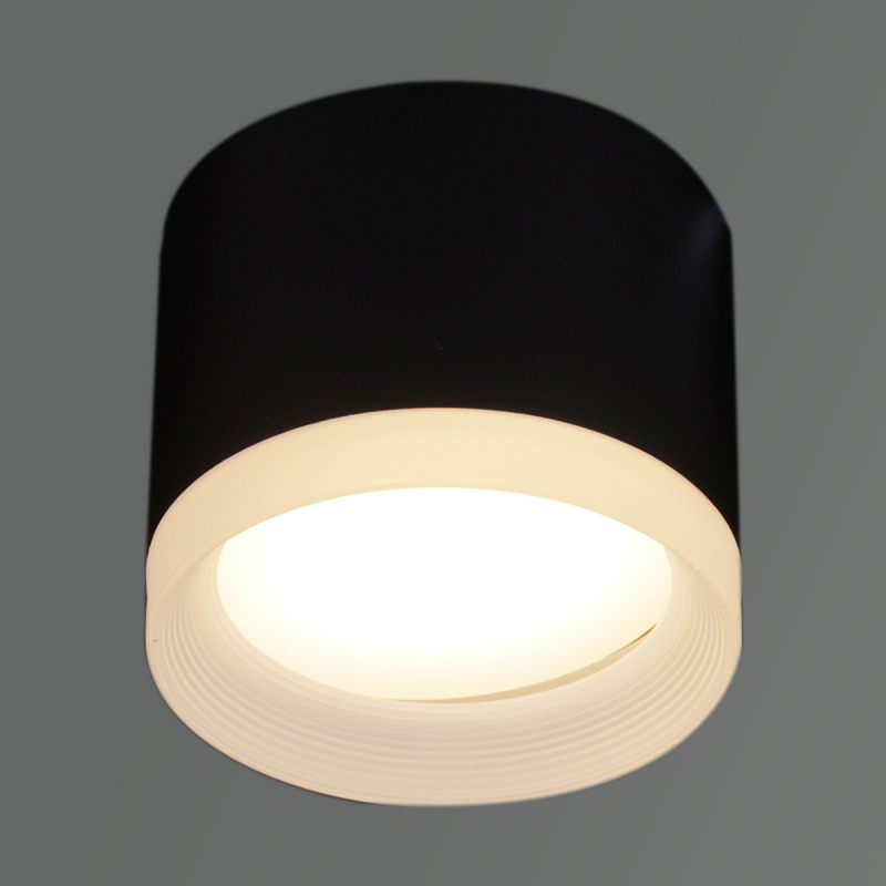 Накладной светильник Reluce 53065-9.5-001MN GX53 BK