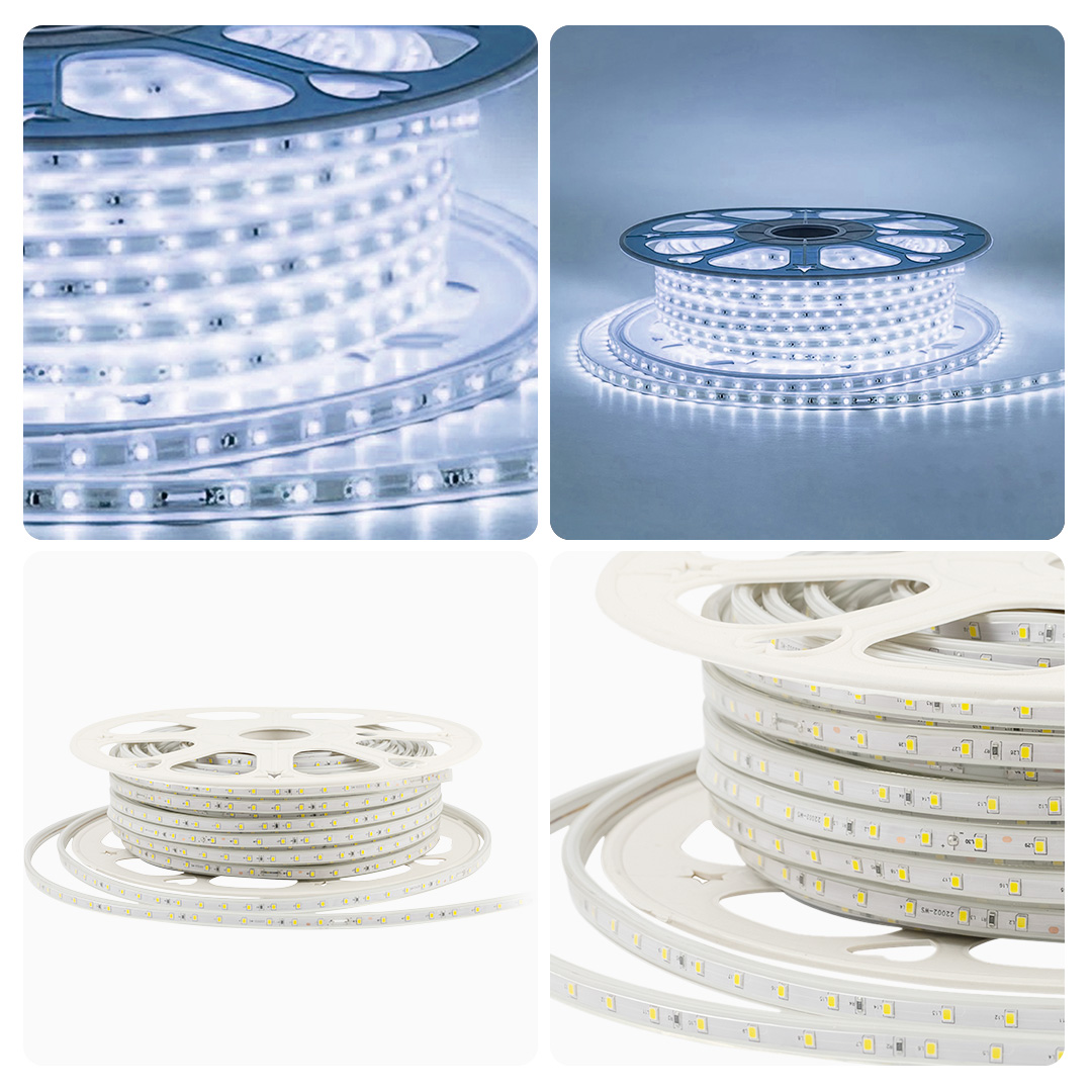 Светодиодная лента Apeyron Стандарт 220В 2835 6Вт/м 6500К 50м IP65 17-42