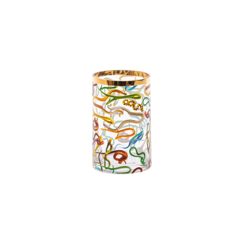 Ваза Snakes Small Seletti Toiletpaper Glass Vase 14161