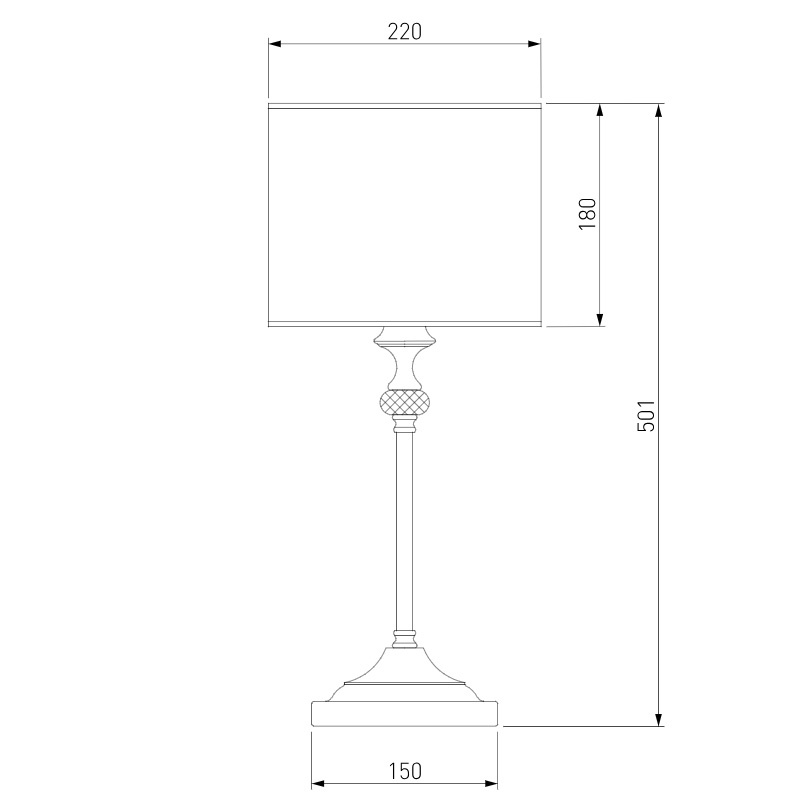 Настольная лампа Eurosvet Ofelia 01049/1 серебро