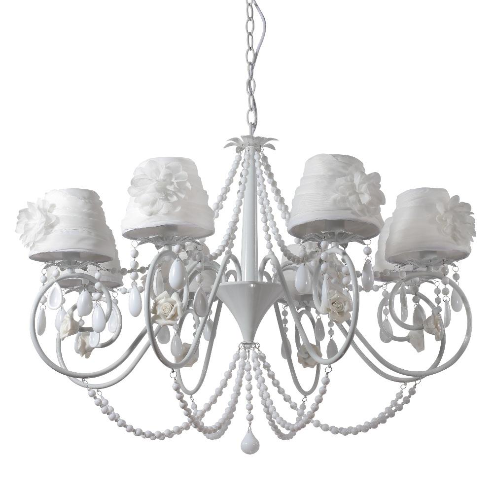 Подвесная люстра Crystal Lux Elena White SP8