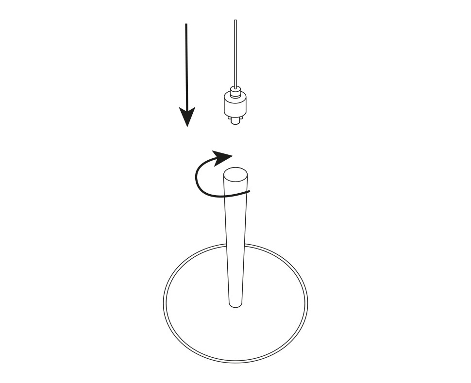Подвесная основа для светильника Italline IT02-024 black