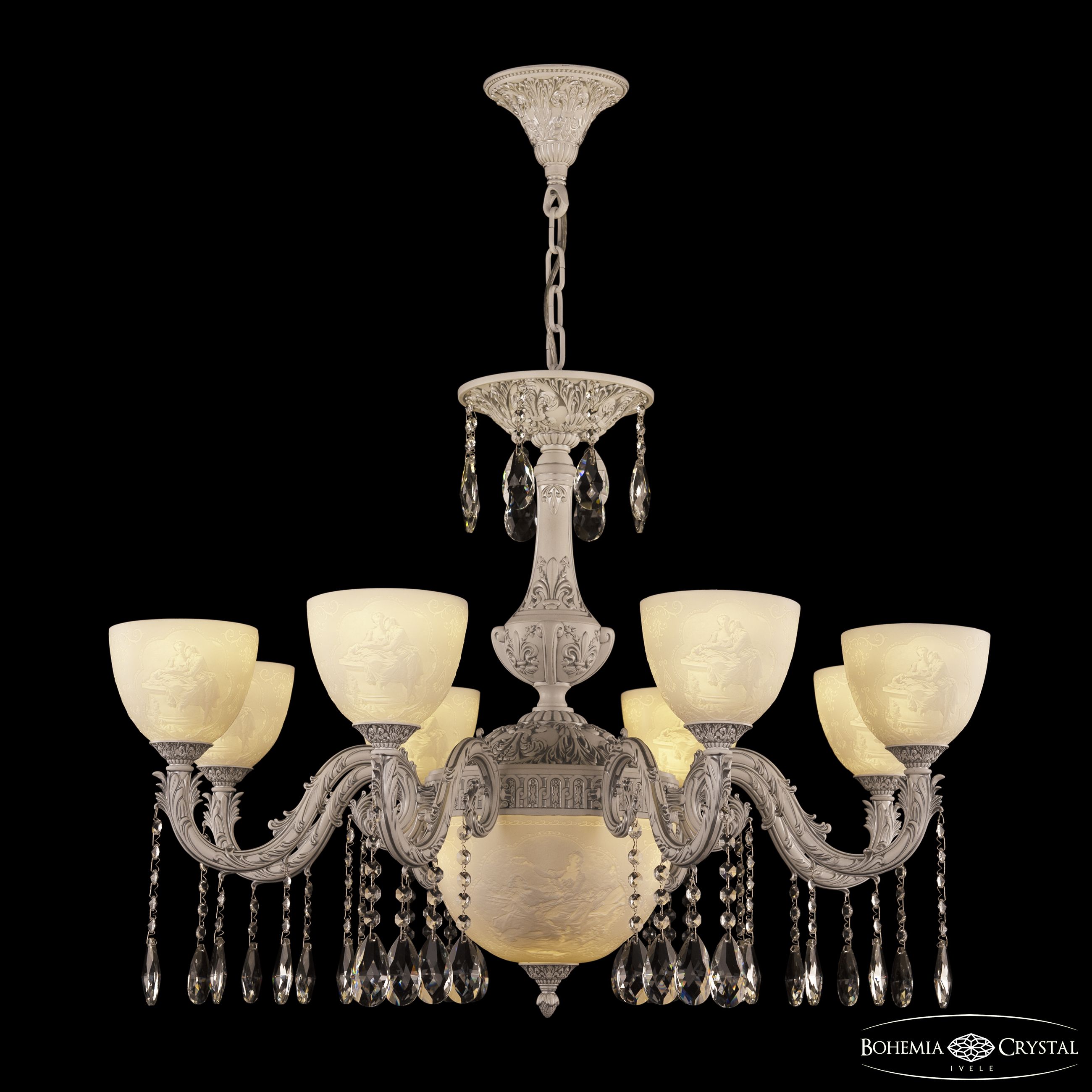 Подвесная люстра Bohemia Ivele Crystal AL79101P/8/250 A WMN P1 U Pair