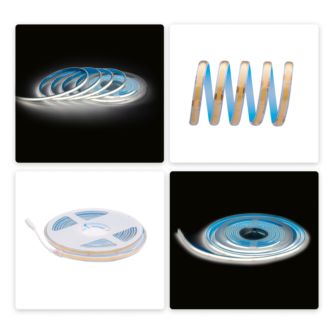 Светодиодная лента Apeyron 24В COB 15Вт/м 4000K 5м IP65 00-490