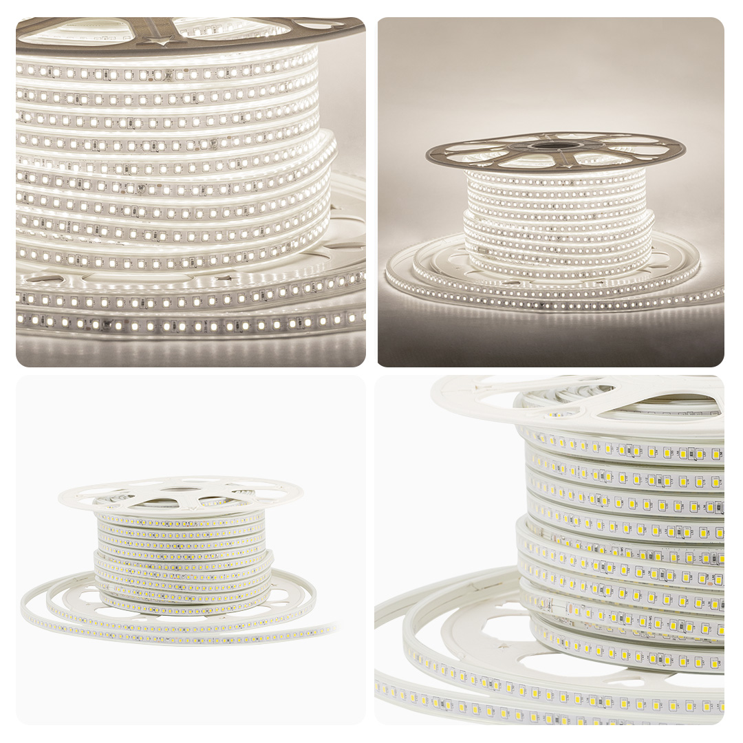 Светодиодная лента Apeyron Стандарт 220В 2835 8Вт/м 4000К 50м IP65 17-40