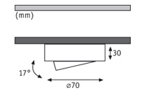 Мебельный светильник Paulmann Furniture Micro Line Dress 93513