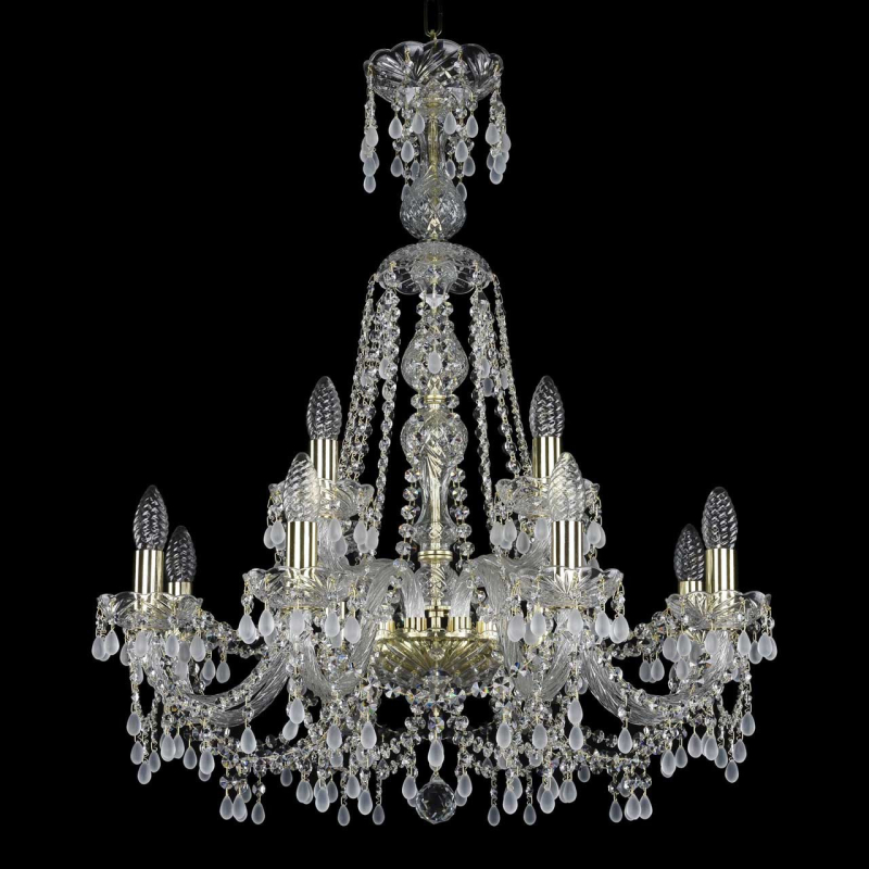 Подвесная люстра Bohemia Ivele 1410/8+4/240/XL-80/G/V0300