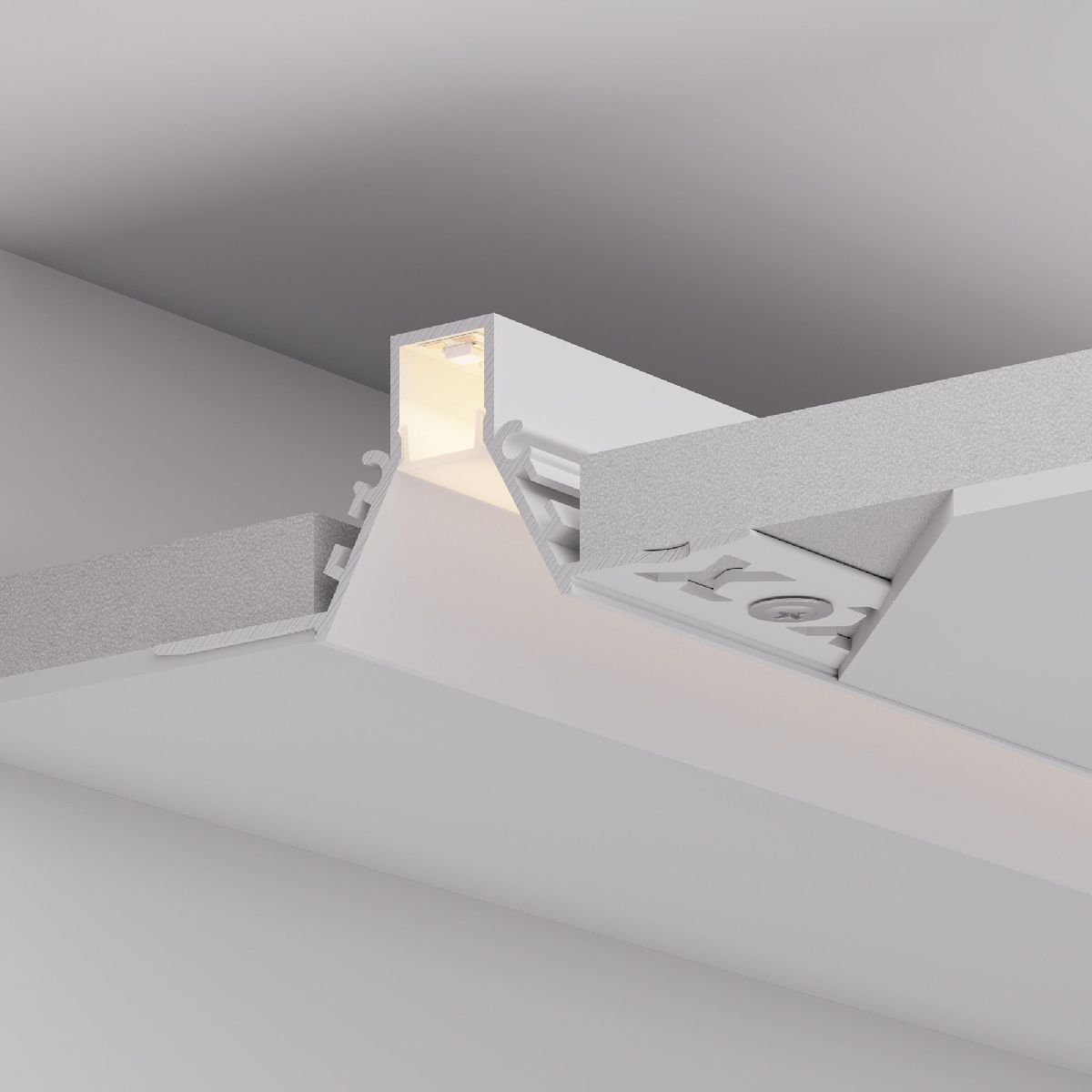 Алюминиевый профиль Arlight COMFORT10-V-FANTOM-2000 WHITE 052538