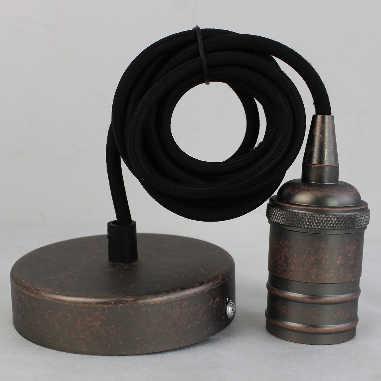 Ретро патрон с подвесом E27 Бронза Sun Lumen 056-687