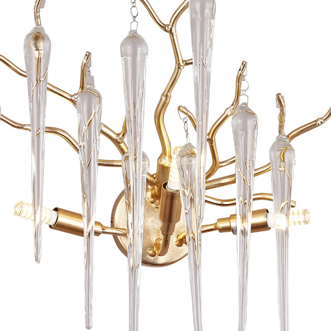 Настенный светильник Lumien Hall Emelin LH3066/3W-GD-CL