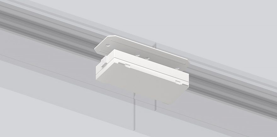 Прямой соединитель Luminotti Slimline L.200.2.WH