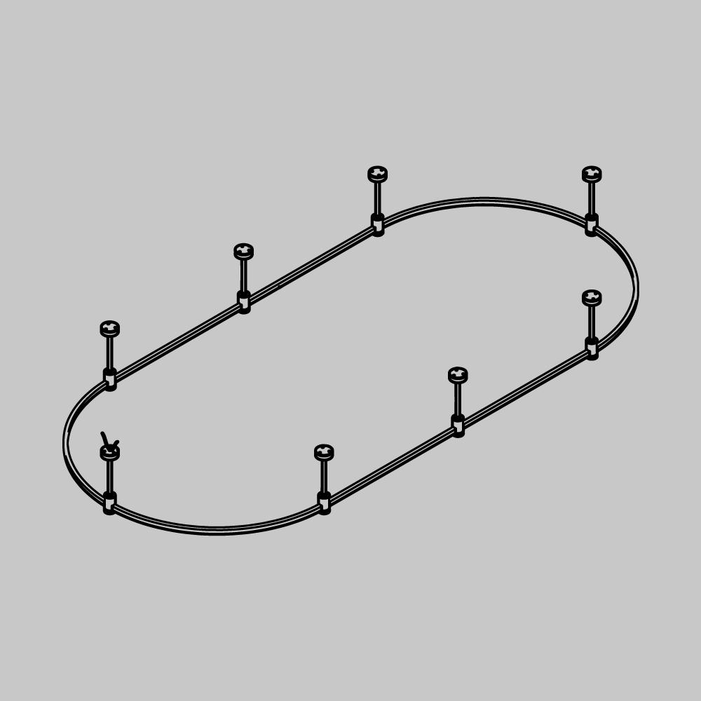 Основание Short для трековых светильников Maytoni Technical Flarity TFC-Flar-S01-BS