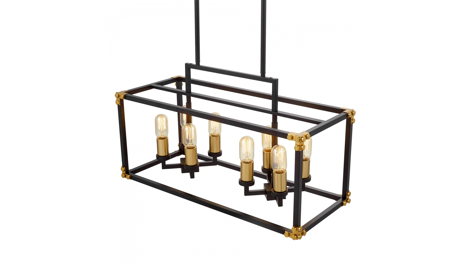 Подвесная люстра Lumina Deco Waldorf LDP 1140-8 BK+MD