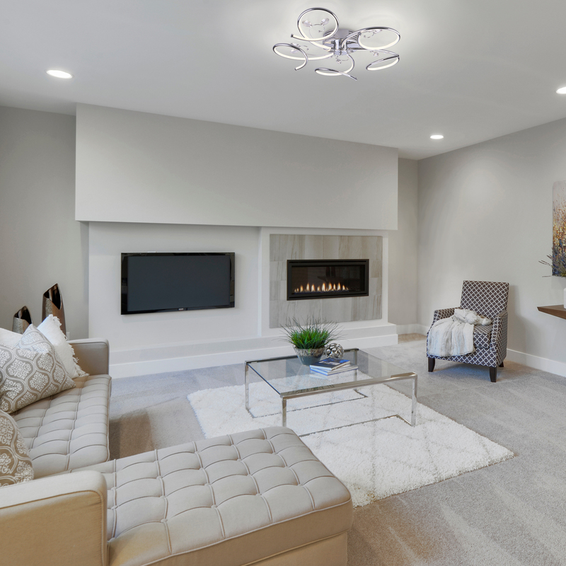 Потолочный светодиодный светильник Eurosvet Agata 90089/5 хром