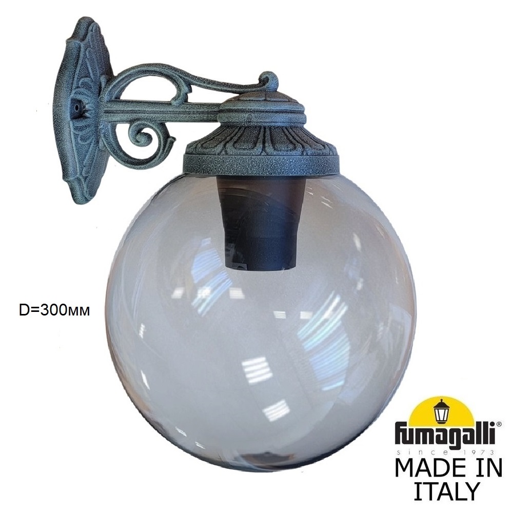 Уличный настенный светильник Fumagalli BISSO/G300 G30.131.000.VZE27DN