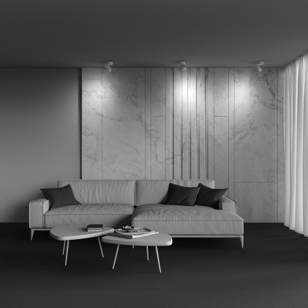 Накладной спот Maytoni Onda C024CL-18W4K-W-1