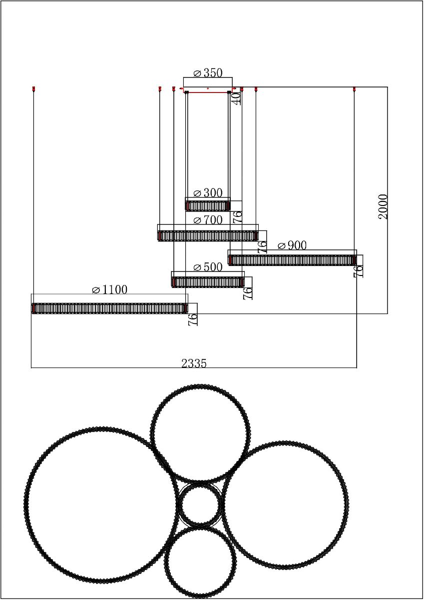 Подвесной светодиодный светильник Divinare Renata 1135/17 SP-195