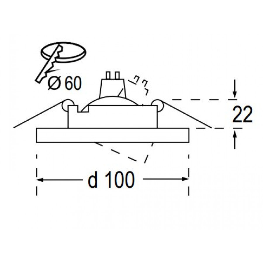 Встраиваемый светильник IMEX IL.0019.0105
