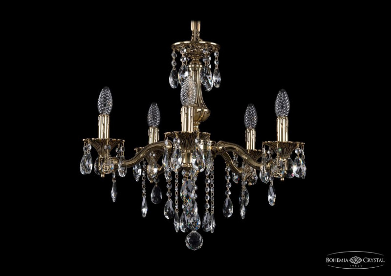 Подвесная люстра Bohemia Ivele Crystal 1710/5/160/B/GB