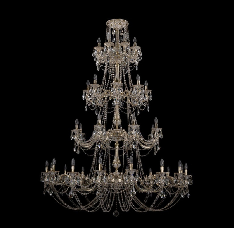 Подвесная люстра Bohemia Ivele 1742/16+8+8+8/300+250/C/GW