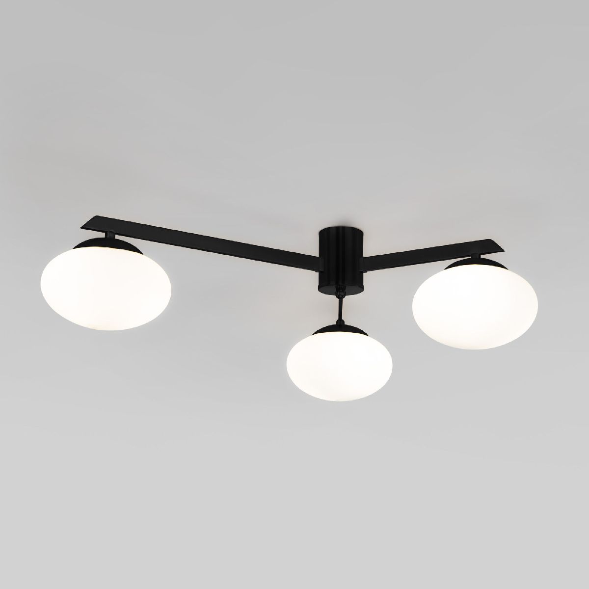 Потолочная led люстра Eurosvet Opaline 70220/3 черный a065764