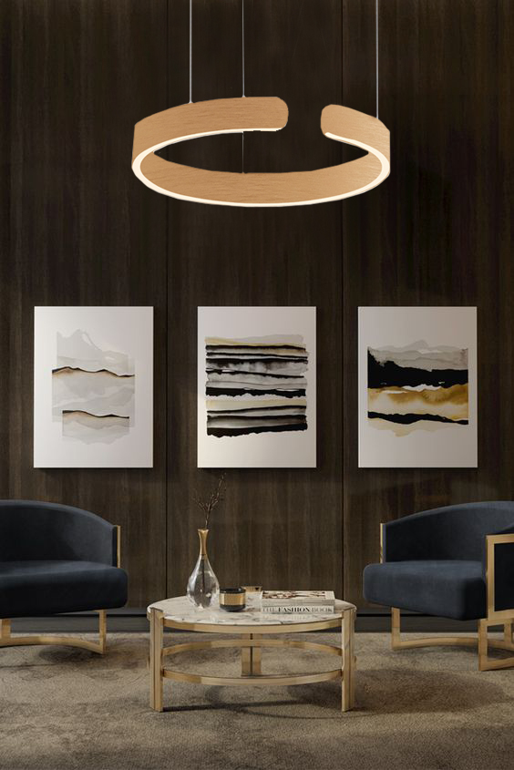 Подвесной светодиодный светильник Milosh tendence 0687CL-42GD