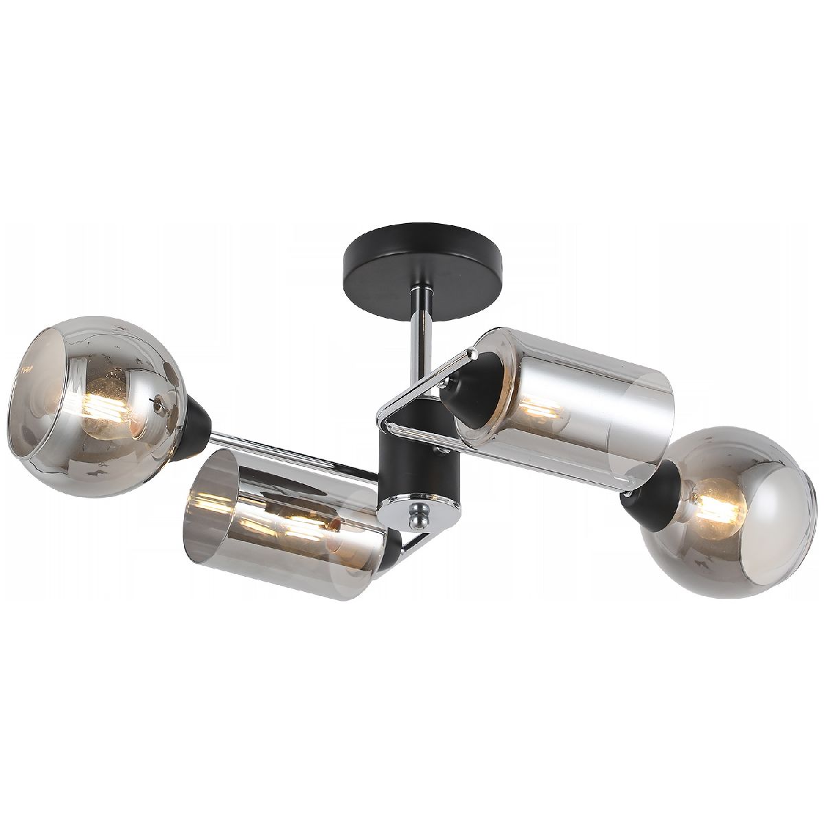 Люстра на штанге Illumico IL8243-4COU-79 BK CR