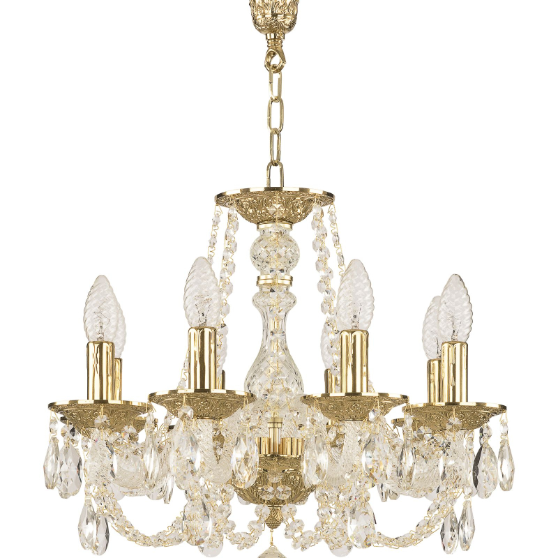 Подвесная люстра Bohemia Ivele Crystal 1601/8/141 G