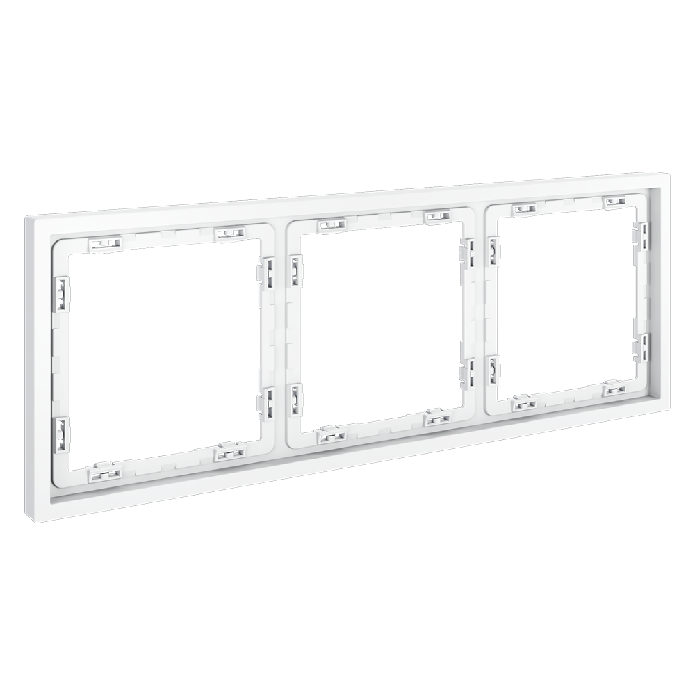 Рамка на 3 поста Voltum S70 VLS100302 (белый матовый)