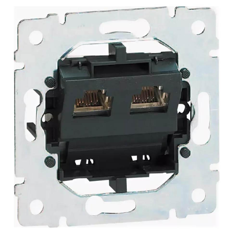 Розетка телефонная 2хRJ11 Legrand Galea Life 775939