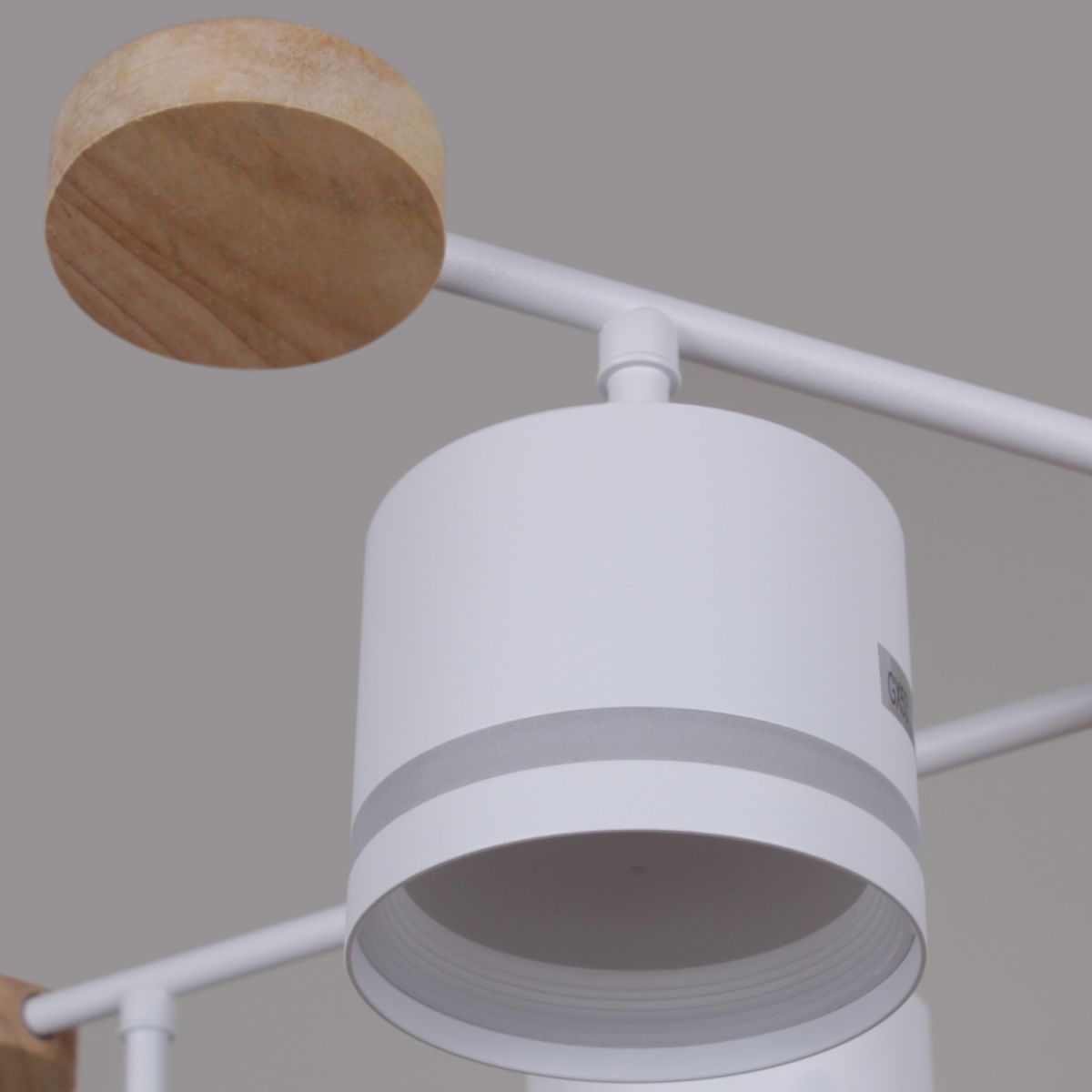 Люстра на штанге Reluce 78730-0.3-06 GX53 WH+WOOD