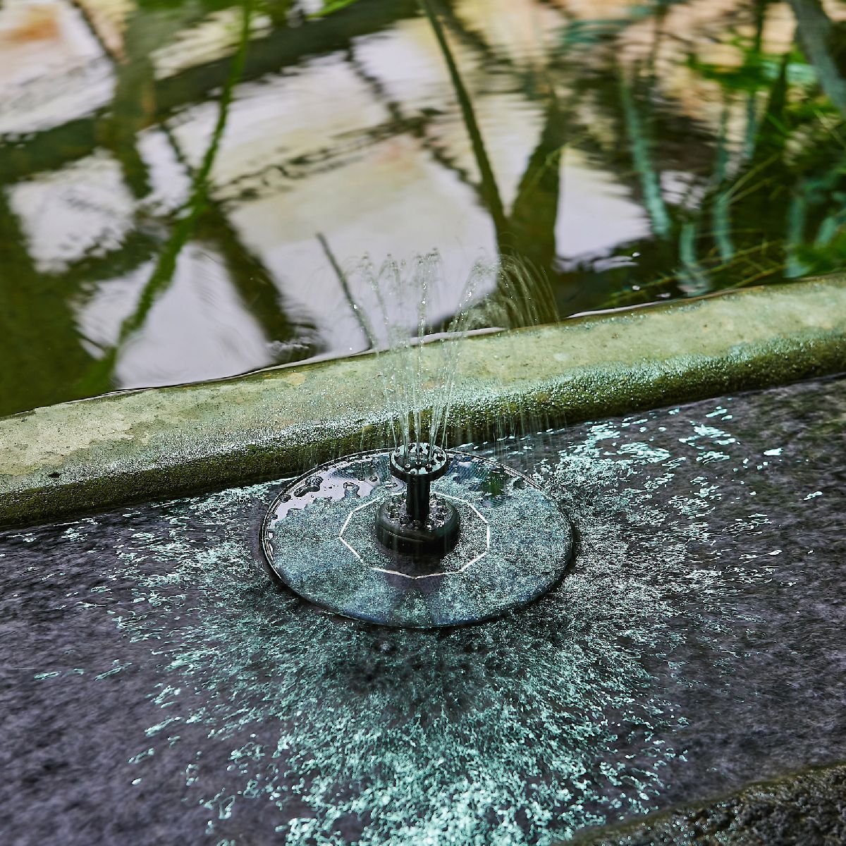 Садовый светильник на солнечной батарее Uniel USL-S-825/PT180 RGB FOUNTAIN UL-00011598