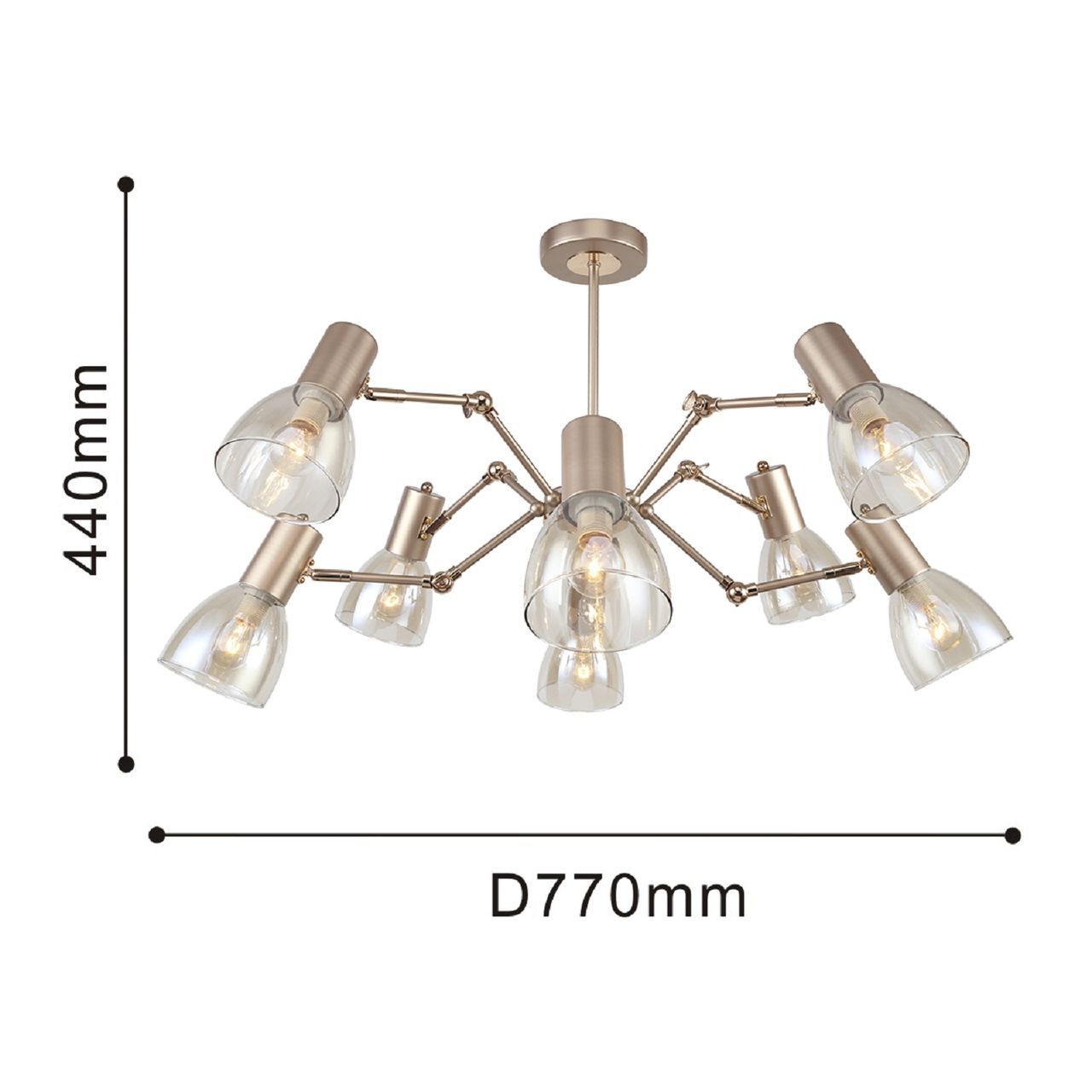 Люстра на штанге F-Promo Grillus 2660-8U