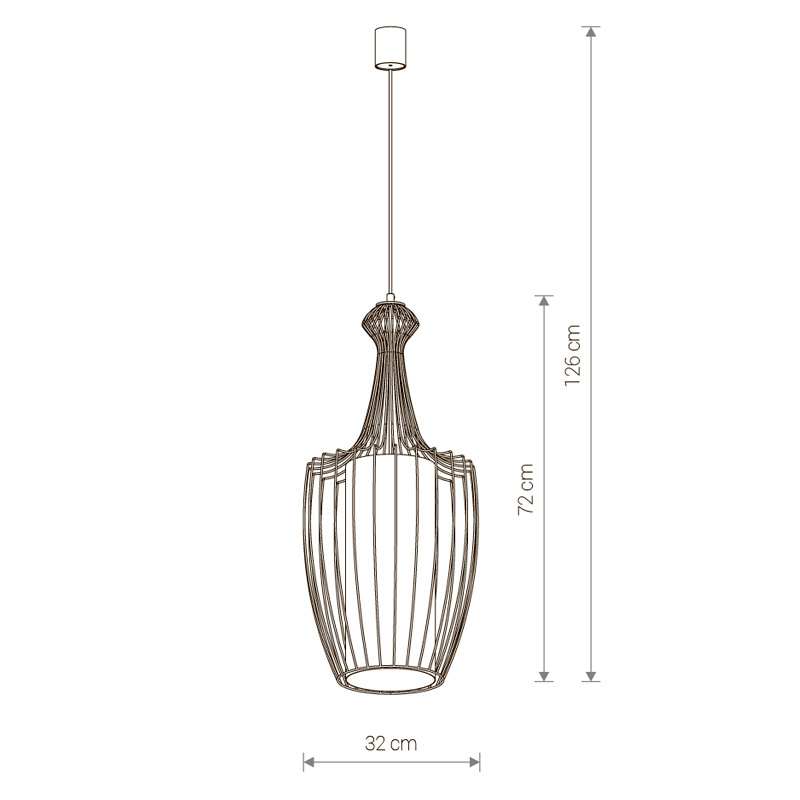 Подвесной светильник Nowodvorski Luksor Plus 8848
