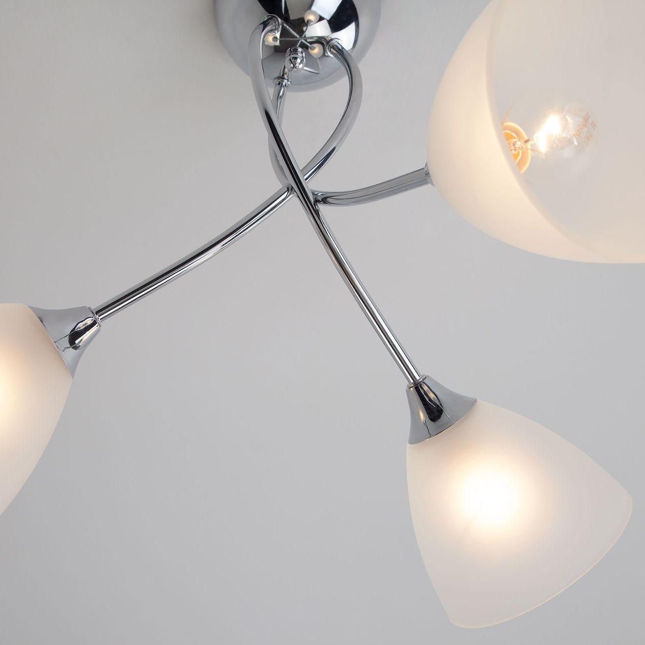 Потолочная люстра Eurosvet Nika 30117/3 хром