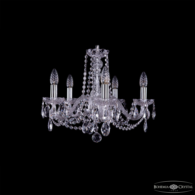 Подвесная люстра Bohemia Ivele Crystal 1402/5/160 Ni