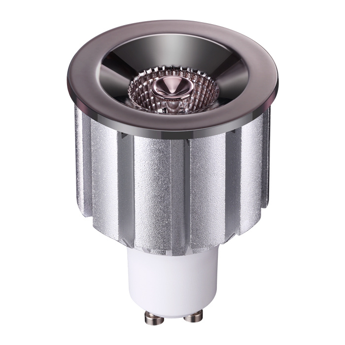 Лампа светодиодная декоративная Novotech GU10 7W черный хром 358238