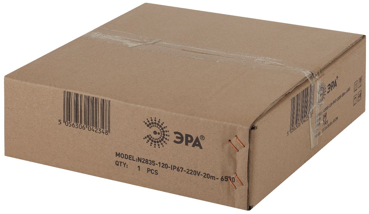 Светодиодная неоновая лента Эра 220В 2835 7Вт/м 6500К 20м IP67 N2835-120-IP67-220V-20m-6500 Б0043073