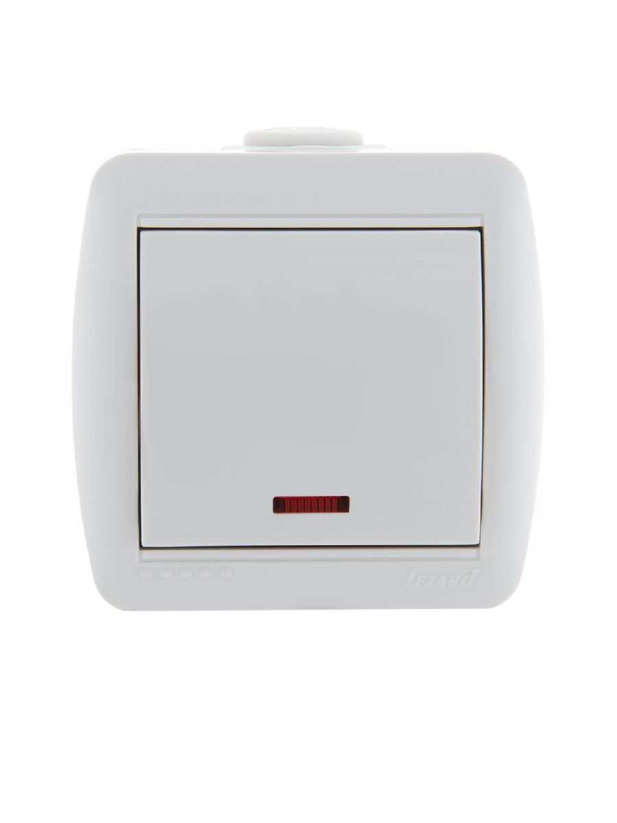 Выключатель с подсветкой Lezard Nata 710-0200-111