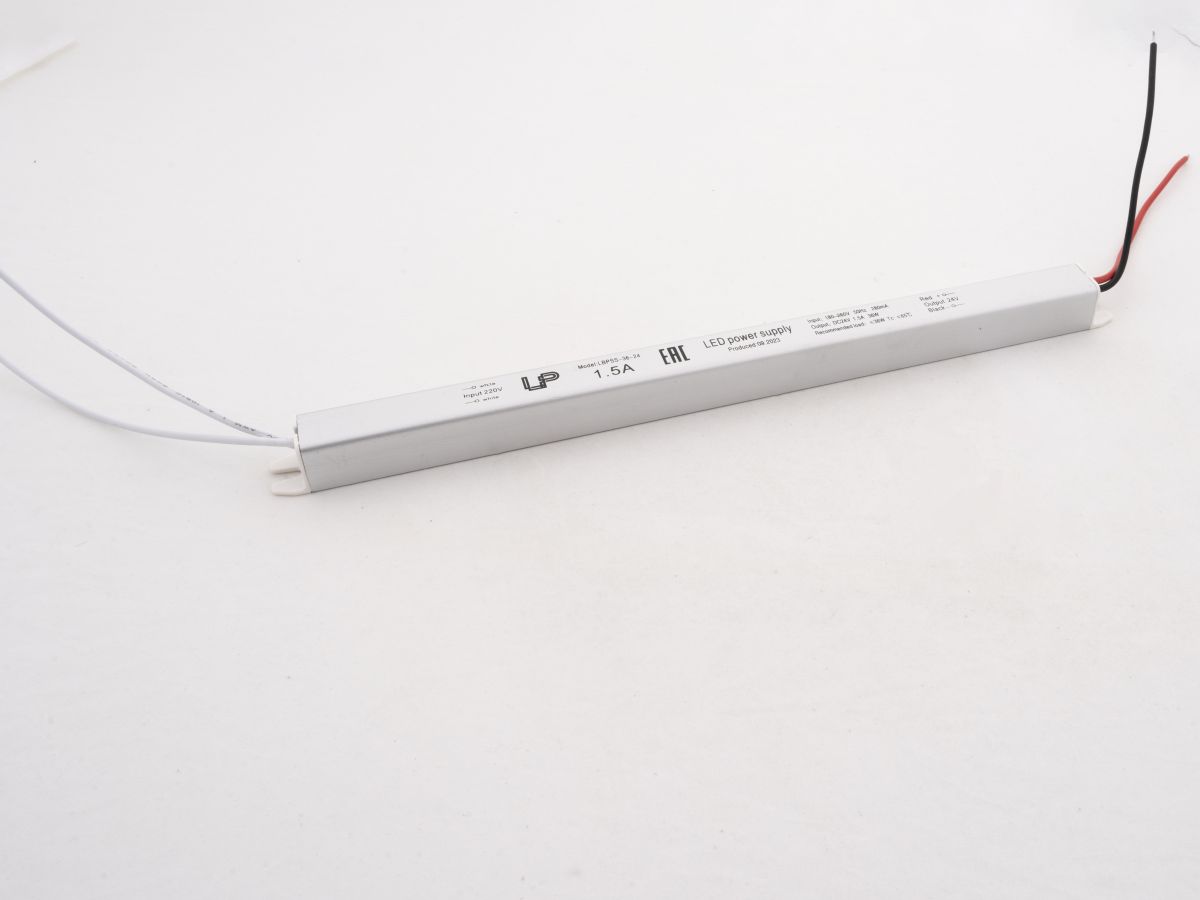Блок питания LEDS POWER 36Вт 24В Super Slim 390119