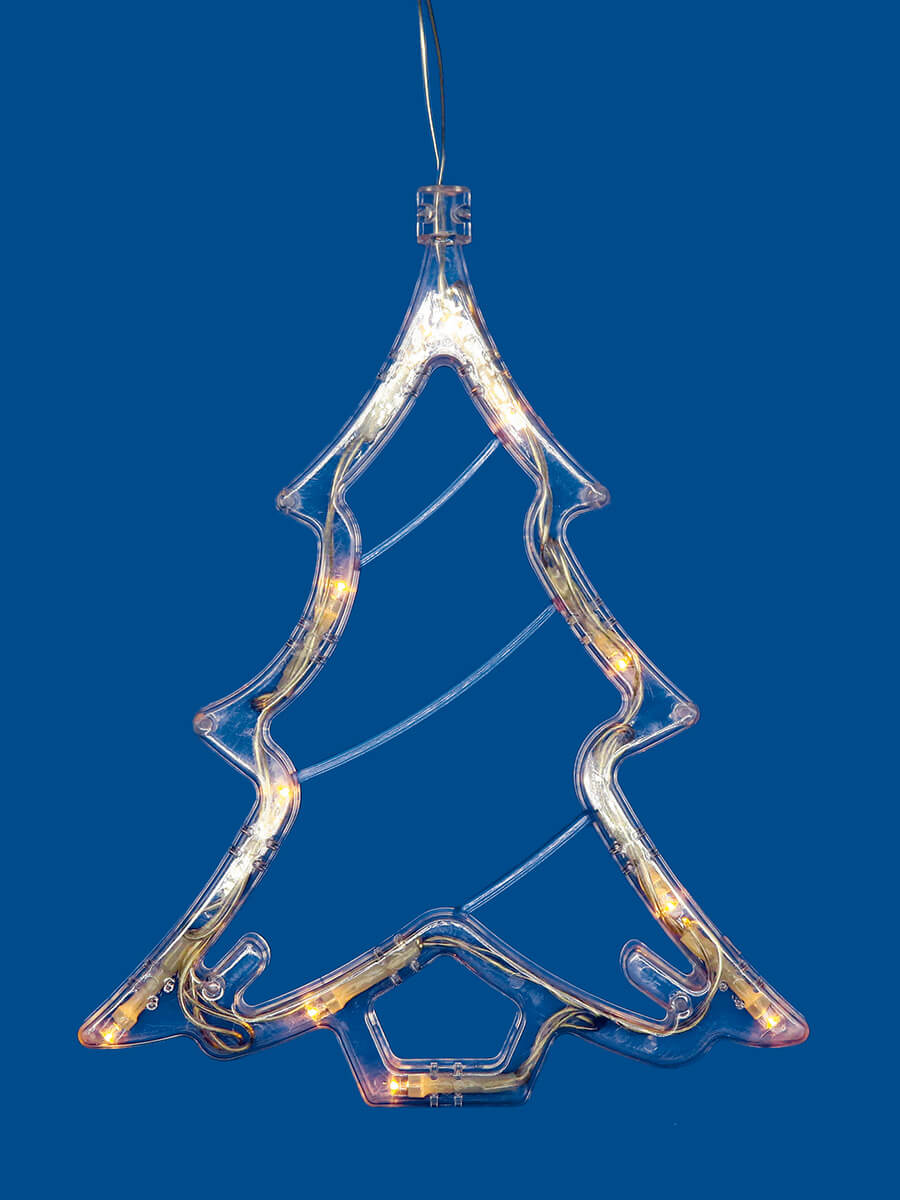 Подвесной светодиодный светильник «Ёлочка» Uniel (UL-00007254) ULD-H1620-010/STA/3AAA Warm White IP20 Xmas Tree