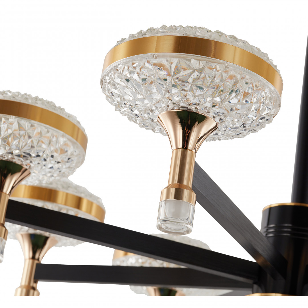 Подвесная люстра Arte Milano Ferrara 273059/6 BK/GD