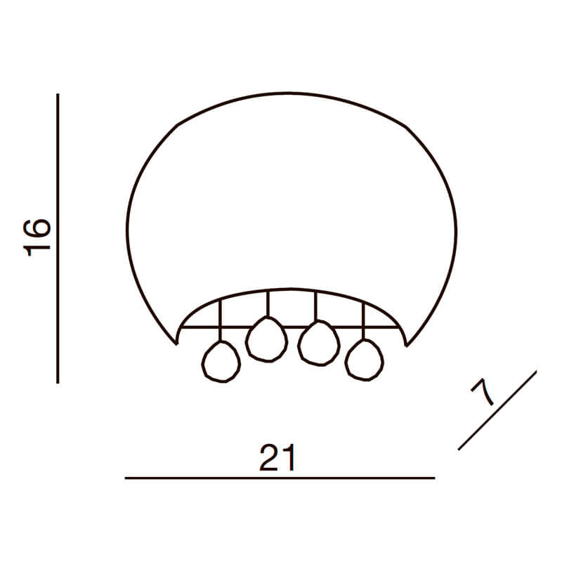 Настенный светильник Azzardo Quince wall AZ0912