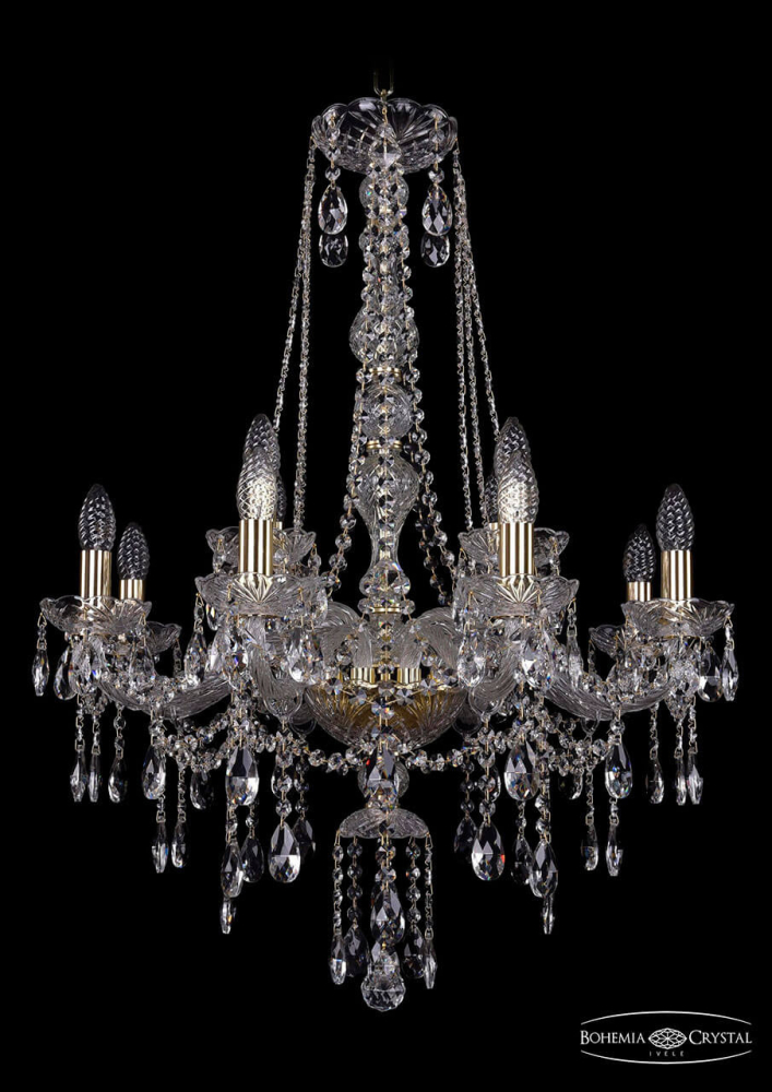 Подвесная люстра Bohemia Ivele 1415/8+4/220/h-86/G