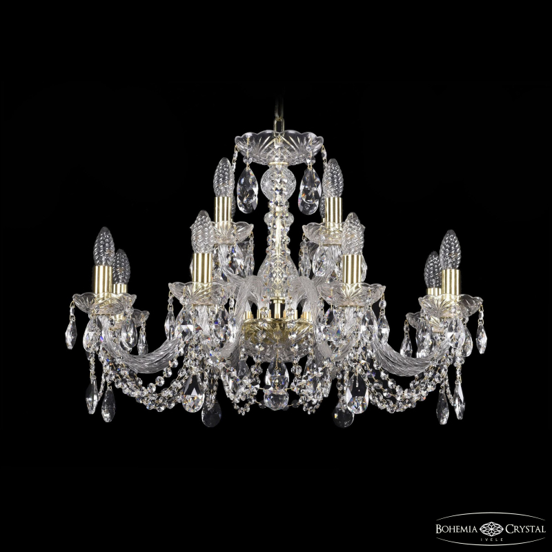 Подвесная люстра Bohemia Ivele Crystal 1402/8+4/240 G