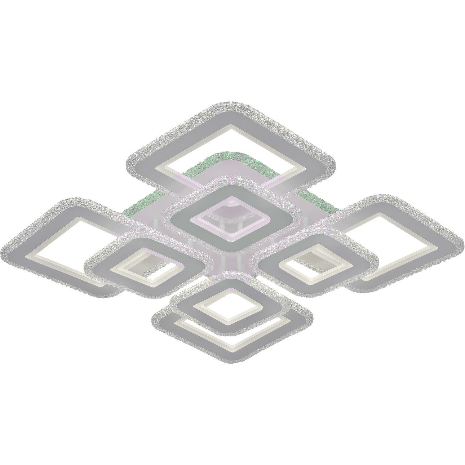 Потолочная люстра Reluce 08430-0.3-4+4B WH (RGB)