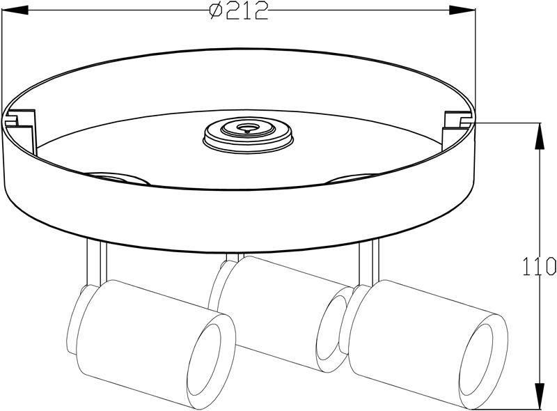 Накладной спот Deko-Light Librae Round 348078